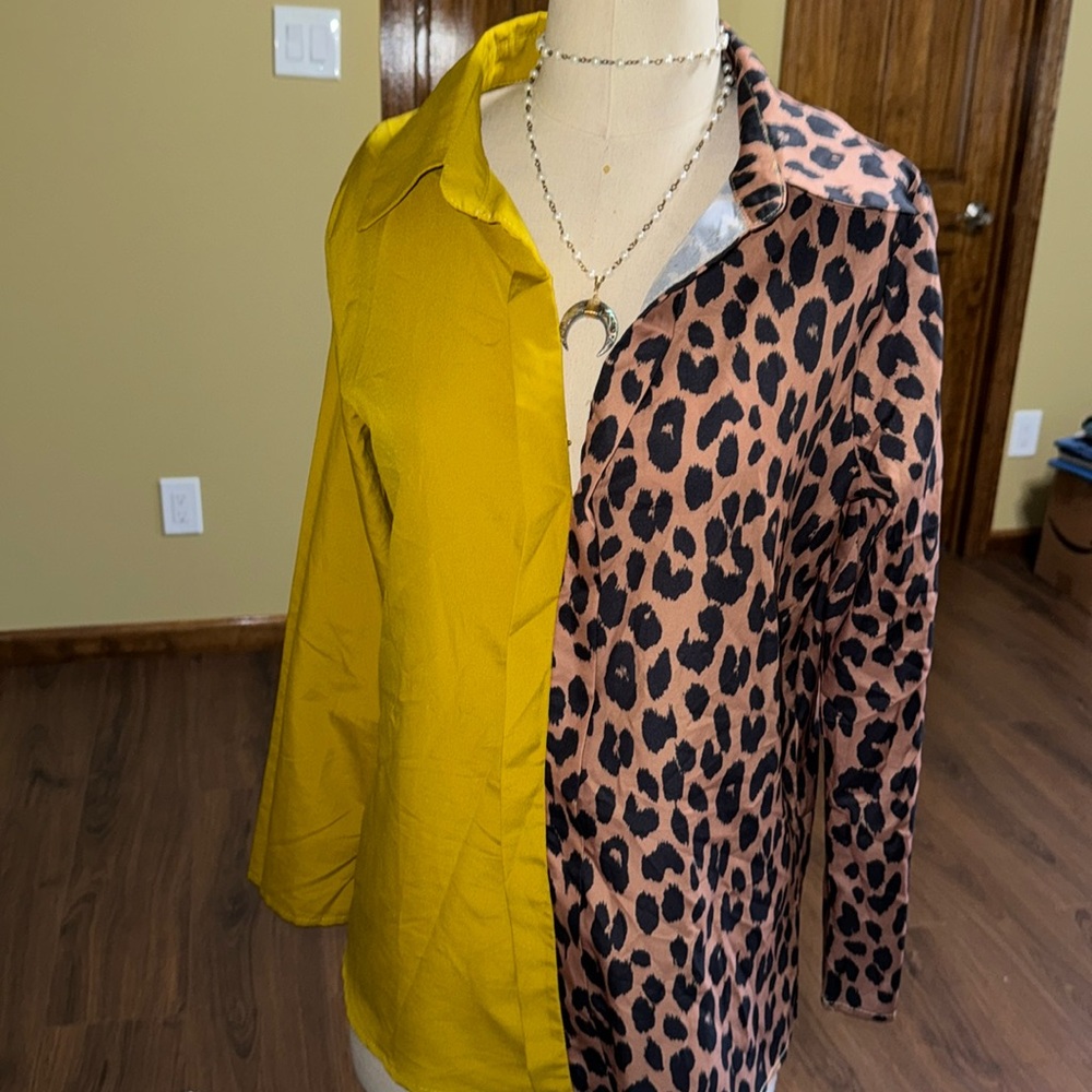 ACG Leopard print blouse 0790